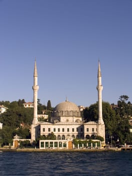 Mosque at the Bosphorus, Istanbul, Turkey