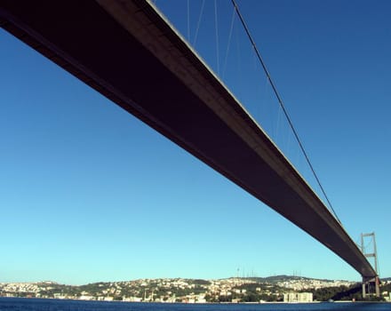 Bosphorus Bridge connecting Europe and Asia, Istanbul, Turkey