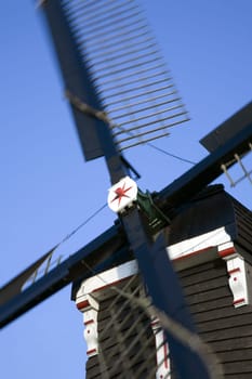 Operating Dutch windmill