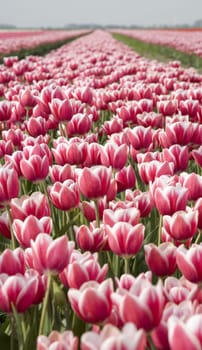 Tulip field in the Netherlands