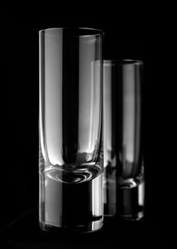 Still life of drinking glasses