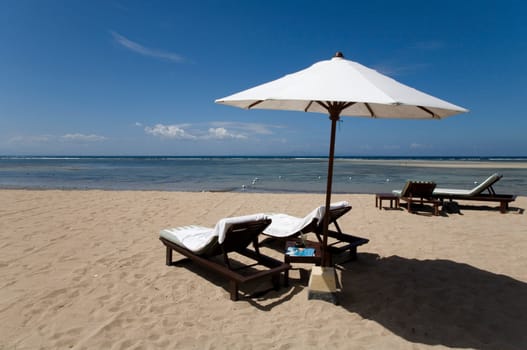 Beach chairs, Bali
