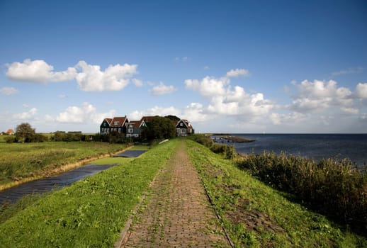 Dutch village on the Island Marken