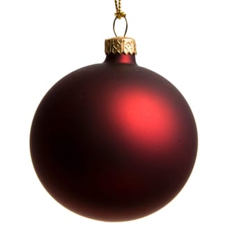 Christmas ball on a white background