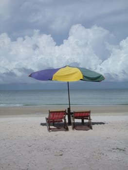 A tropical beach in Cambodia