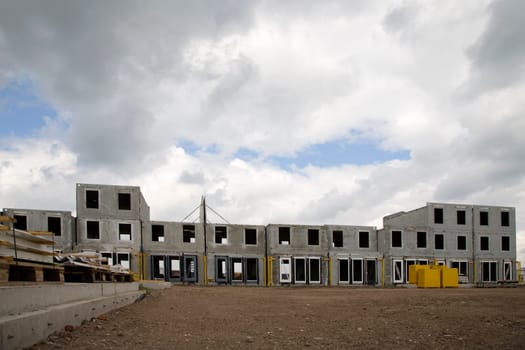 A construction site in Amersfoort, Holland