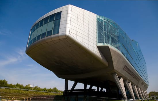 Modern office building in Amsterdam,Holland