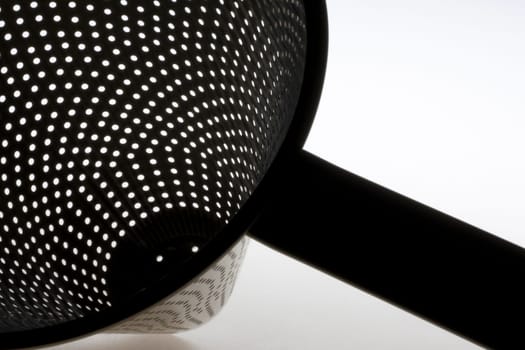 Colander on a white background