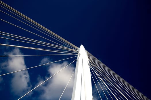 Suspension bridge, Utrecht, Holland