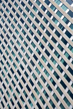 Windows pattern of a modern office building