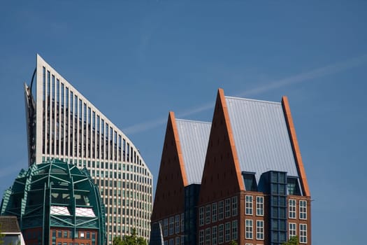 The Hoftoren, Zürichtoren and Castalia in the centre of the Hague.