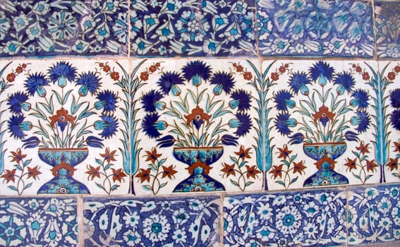 Turkish mosaic at the Topkapi Palace, Istanbul
