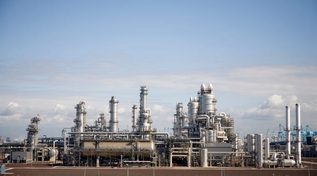 Refinery at Europoort,Rotterdam, Holland