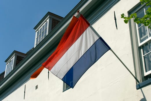 Dutch flag in Amersfoort, the Netherlands