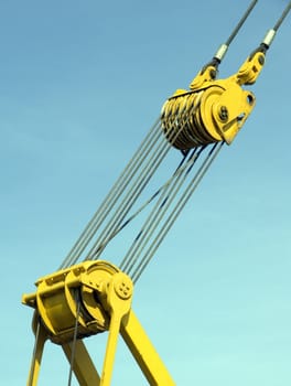 Yellow crane