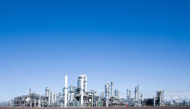 Refinery at Europoort, Rotterdam, Holland