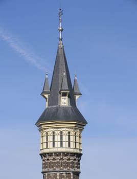 A historic water tower, Schoonhoven, Holland.
