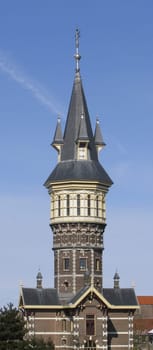 A historic water tower, Schoonhoven, Holland.