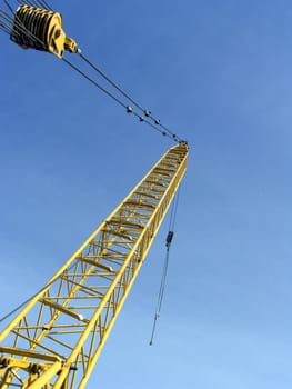 Yellow crane