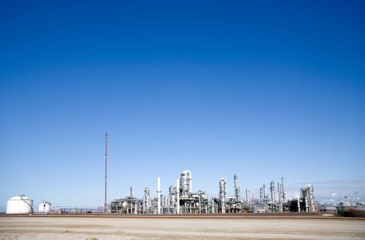 Refinery at Europoort, Rotterdam, Holland
