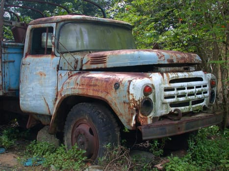 Old car, Hue, Vietnam