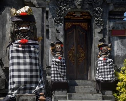 An entrance of a temple in Bali