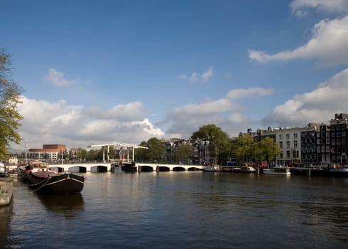 The "Magere Brug"", Amsterdam,Holland"