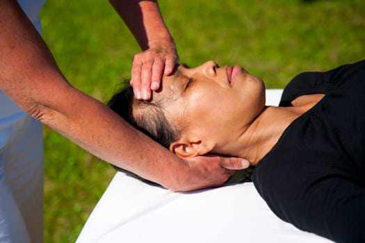 Polarity massage  a technique of gently rocking, holding and massaging to stimulate relaxation, restore energy flow and encourage revitalization