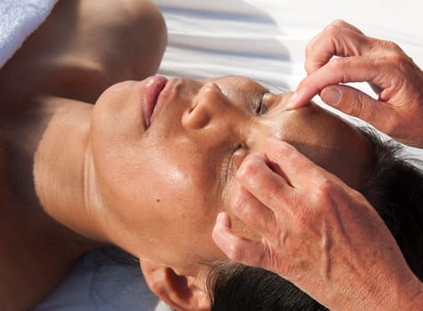 Japanese facial massage is a combination of traditional Japanese medial concepts and distinct hand manipulation techniques