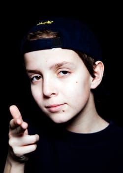 Portrait of a young boy