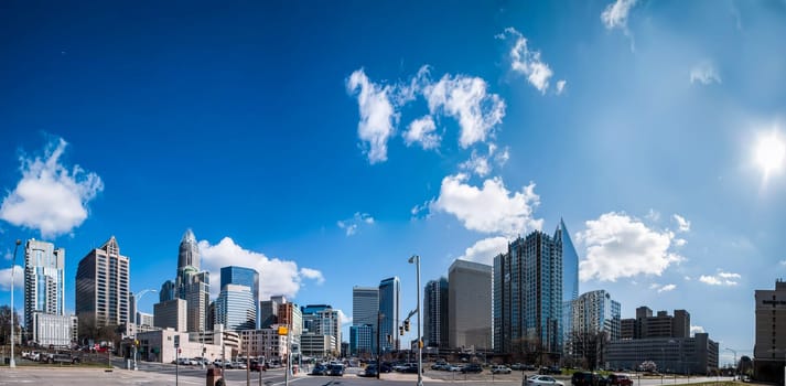 Skyline of Uptown Charlotte, North Carolina.