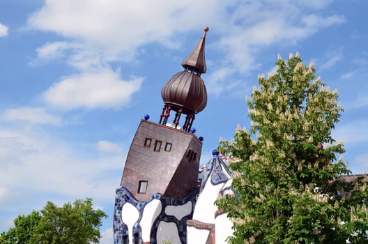 Leaning Tower after Friedensreich Hundertwasser