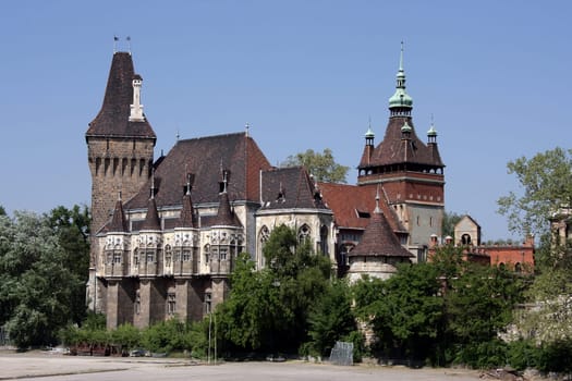 The Vajdahunyad castle, Budapest main city park