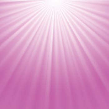 colorful illustration with pink rays background  for your design