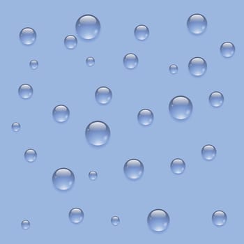colorful illustration with water drops  for your design