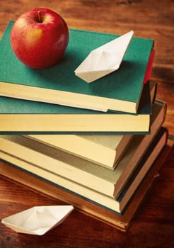 Old Book Pile