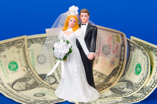 Bridal Couple on Money