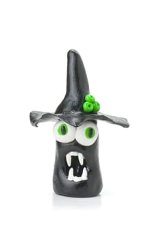 Handmade Vampire Clay Figure