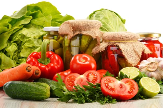 Composition with assorted organic vegetables
