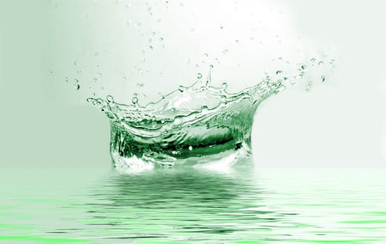 green splash