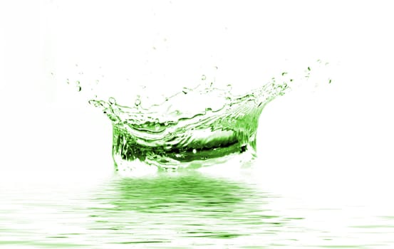 green splash