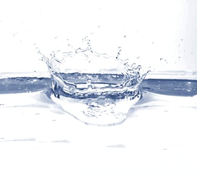 colored splash