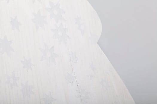 Star decoration grey in grey