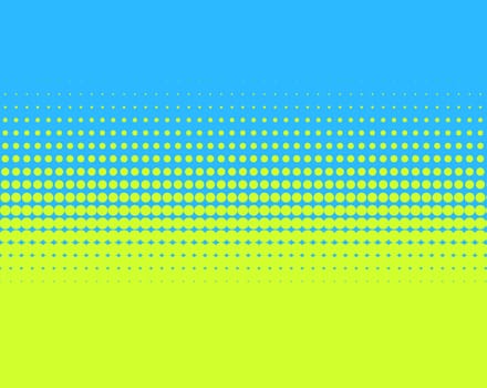 Light blue and yellow dots Green with soft transition