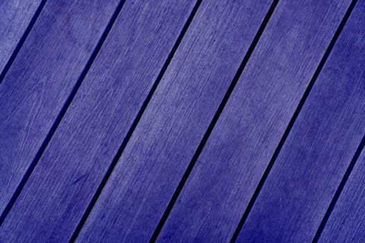 Blue wooden boards
