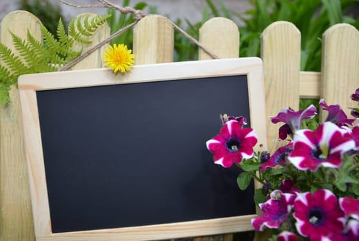 Garden fence board