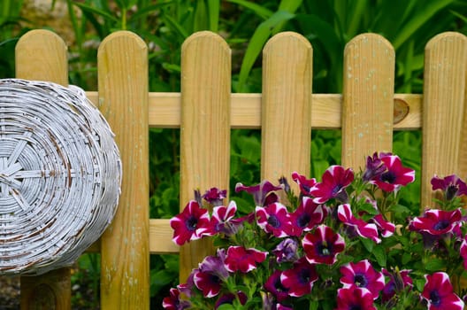 Garden fence board