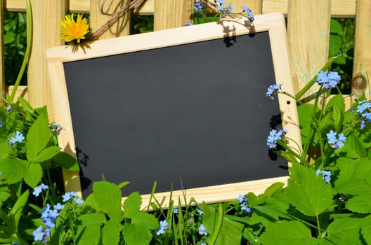 Garden fence board