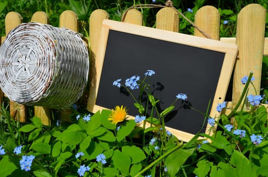 Garden fence board