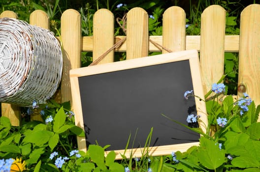 Garden fence board